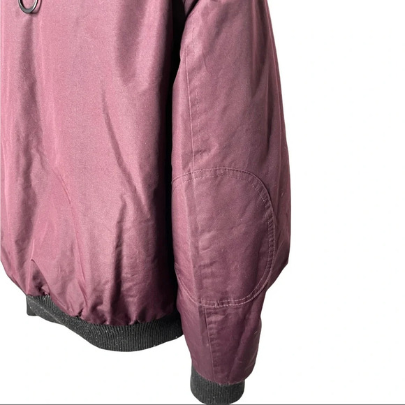 🛍️3/$40 Reversible Bomber Jacket w/ Faux Fur  Trim on Hood Winter Coat - Picture 12 of 12